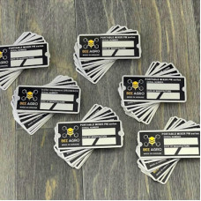 Шильди металеві на дронове обладнання